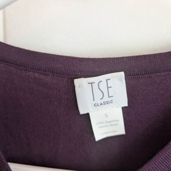 TSE Sleeveless 100% Merino Wool Top - Picture 2 of 2